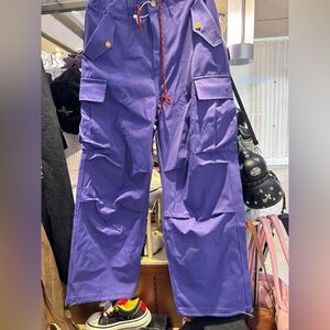 Purple Cargo Pants